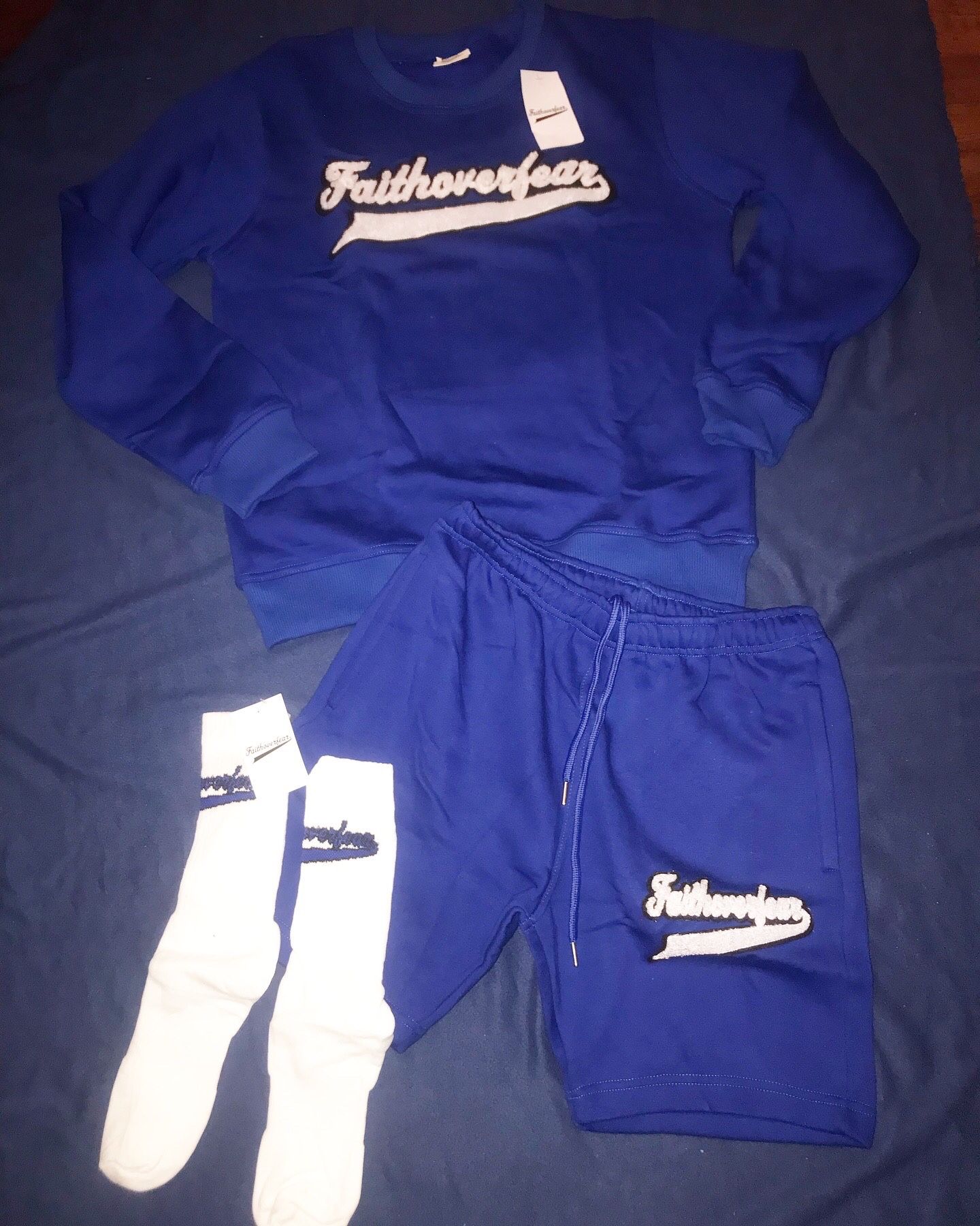 Faithoverfear Combo Set Wit Socks