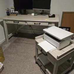 Home Office Desk And Storage