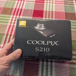 Nikon Digital Camera Coolpix S210 Charcoal Color