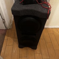 2 12” Subwoofers with amp