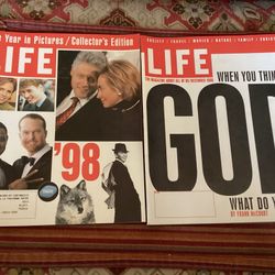 Life Magazines - When You Think God & Life Year 98