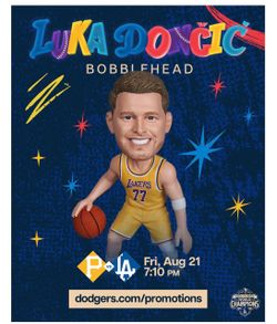 Dodgers vs Pirates Luka bobble head giveaway