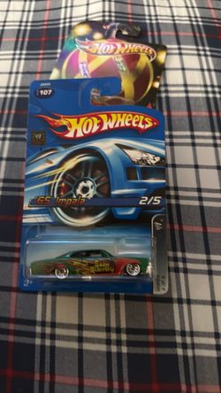 Hot Wheels 2006 ‘65 1965 Chevy Impala WWE Eddie Guerrero 107 1:64 Diecast New