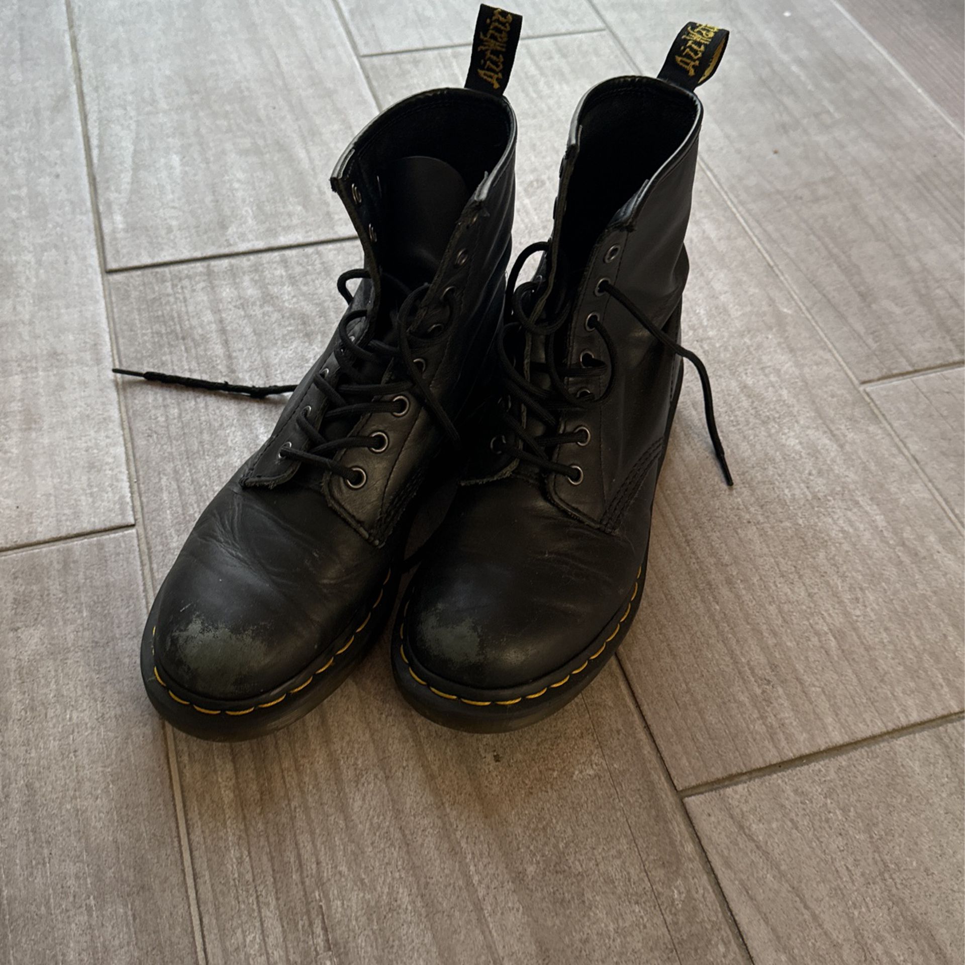 Black Doc Marten Boots 