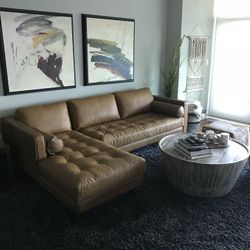 Article Real Leather Couch