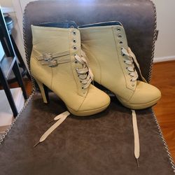 Tan Size 8 Heeled Boots