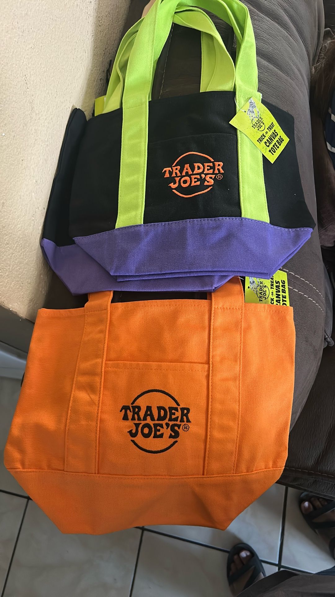 Trader Joes Mini Tote Bag Halloween