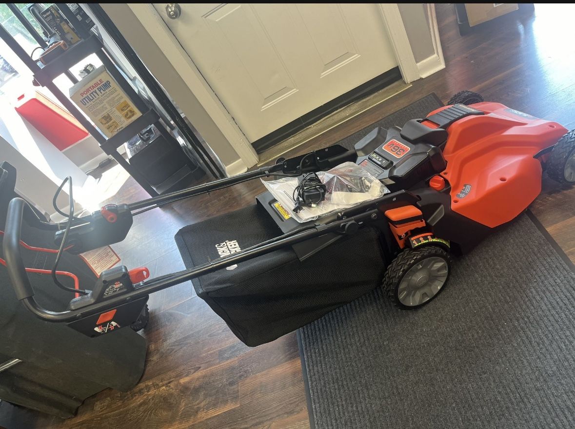 Black & Decker 36 Volt 19” Cordless Lawn Mower Model SPCM1936