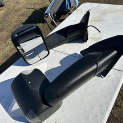 02-08 Dodge Ram Tow Mirrors New