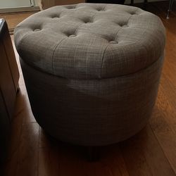 Upholstered Storage Ottoman 