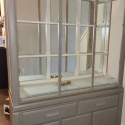 Teakwood China Cabinet 