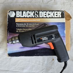 Black and decker drill