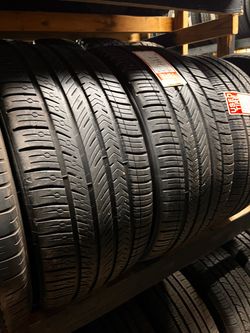 2 SEMI NEW 25535R20 Michelin Sport All Season tires for $270 installed and balanced. 90% TREAD ON THESE TIRES . 25535R20 255/35/20 255 35 R 20 255/35/