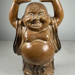 Vintage Chinese Ceramic Laughing Buddha 
