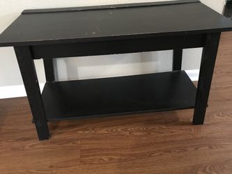 Tv table perfect. For small spaces