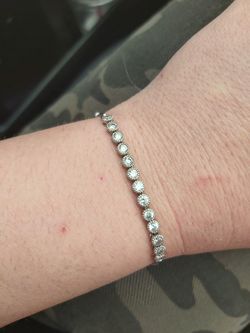 Sterling silver bolo bracelet