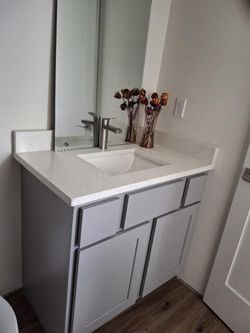 New cabinets
