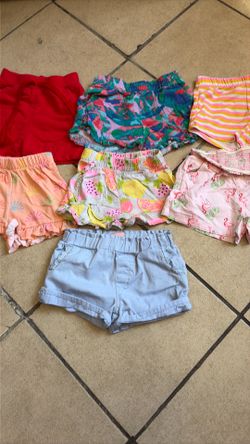 Toddler girl clothes size 2t shorts bundle (7pcs)