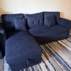 Navy Blue Couch 