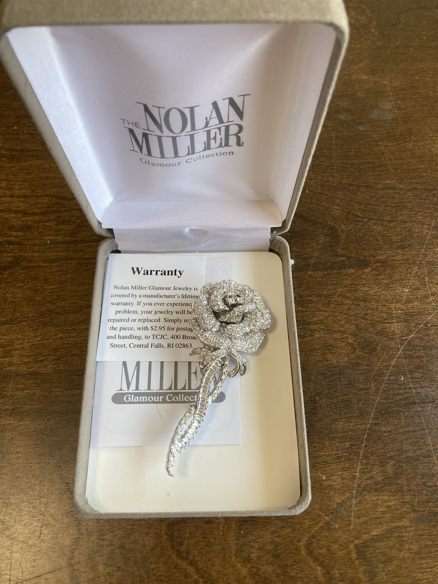 AUTHENTIC NOLAN MILLER VINTAGE SOPHIA ROSE PIN/BROOCH