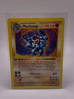 Original 1999 1st edition holographic MaChamp (2 of 2)