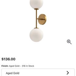 Alora Lighting Cassia 2 Light Tall Bathroom Sconce with Opal Glass Shades