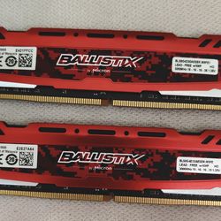 16GB Crucial Ballistix DDR4 RAM