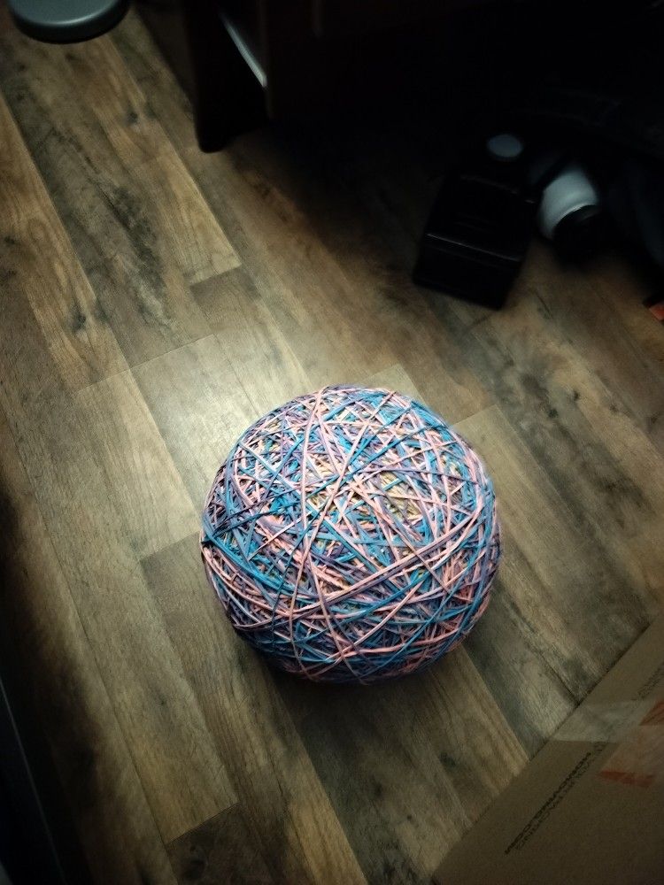 Giant 22+ Pound Rubber Band Ball