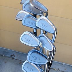 MIURA MC-101 FORGED IRONS SET 3-PW, AW, SW WITH STEEL SHAFTS 