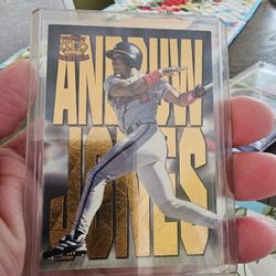 Andruw Jones 1997 Pacific Crown Collection Latinos In The Majors Baseball Card 