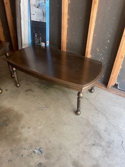 Coffee table and 2 side tables