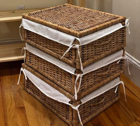 Moving, Must Sell Today! • 3x IKEA TOLKNING Baskets