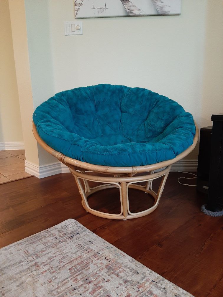 Bamboo chair from Pier One with cushion