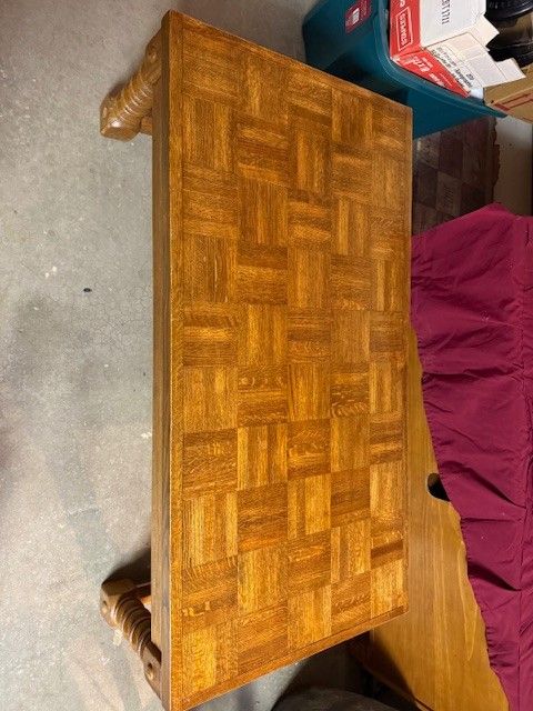 Coffee Table And End Table Solid Oak