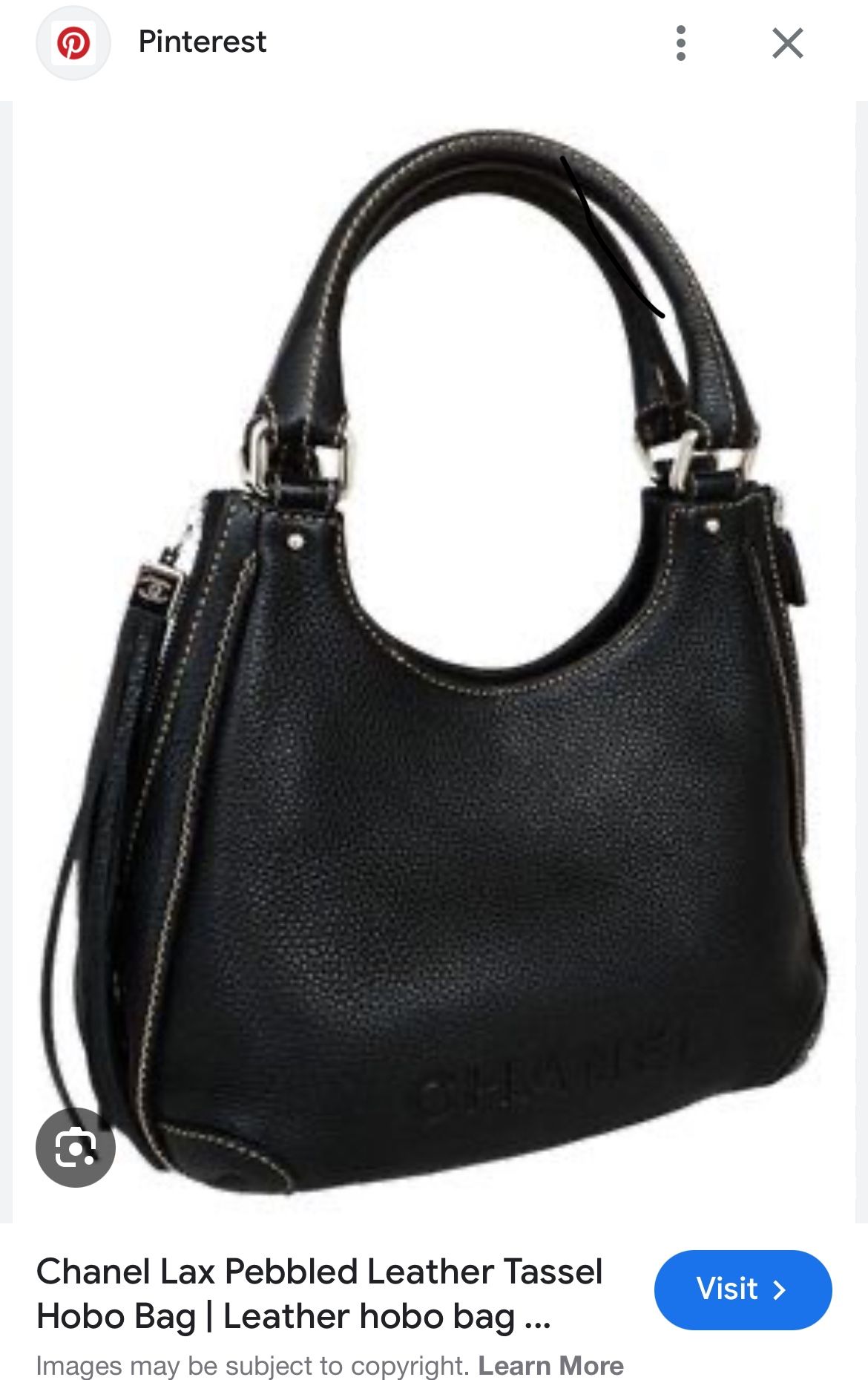Chanel Hobo Tassel Bag