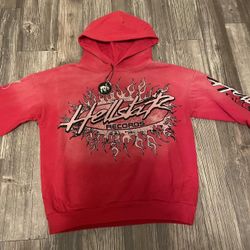 Hellstar Records Sweatshirt Red