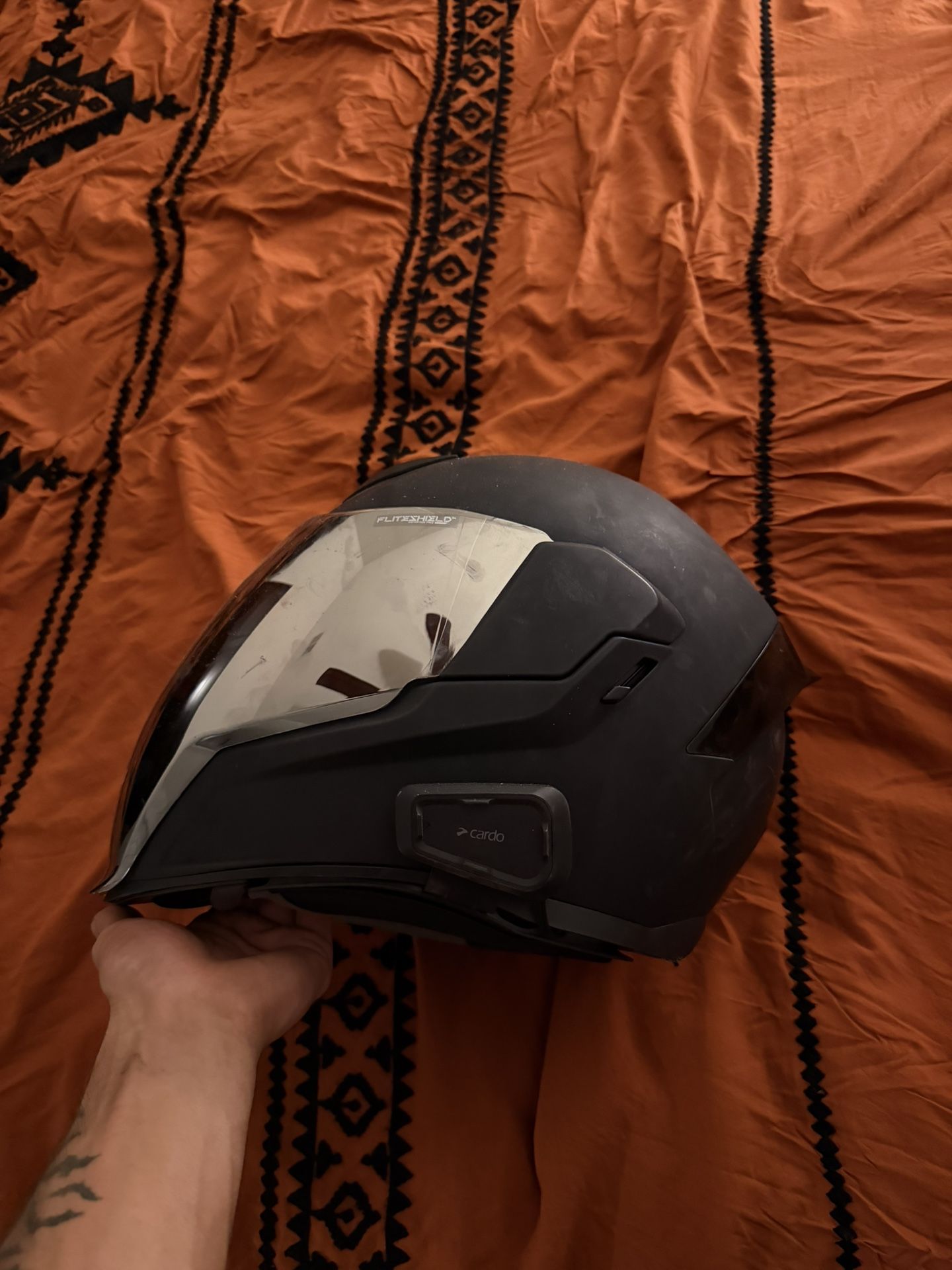 Motorcycle Helmet With Cardo