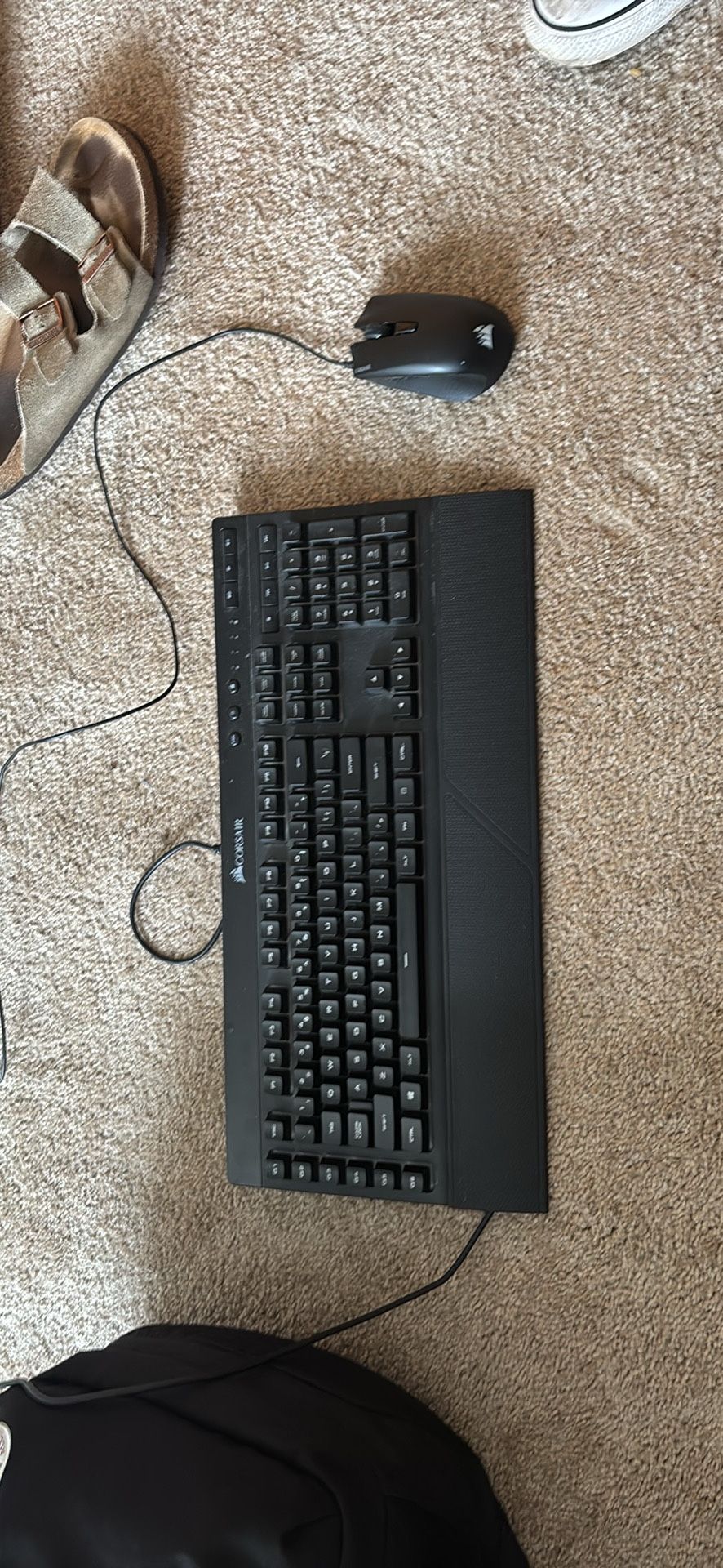 Corsair harpoon rgb pro and corsair K55 rgb keyboard