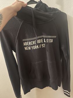 Womens Black Abercrombie Hoodie Size Xs 