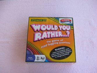 Would You Rather? Classic Board Game By Zobmondo~New & Factory Sealed!