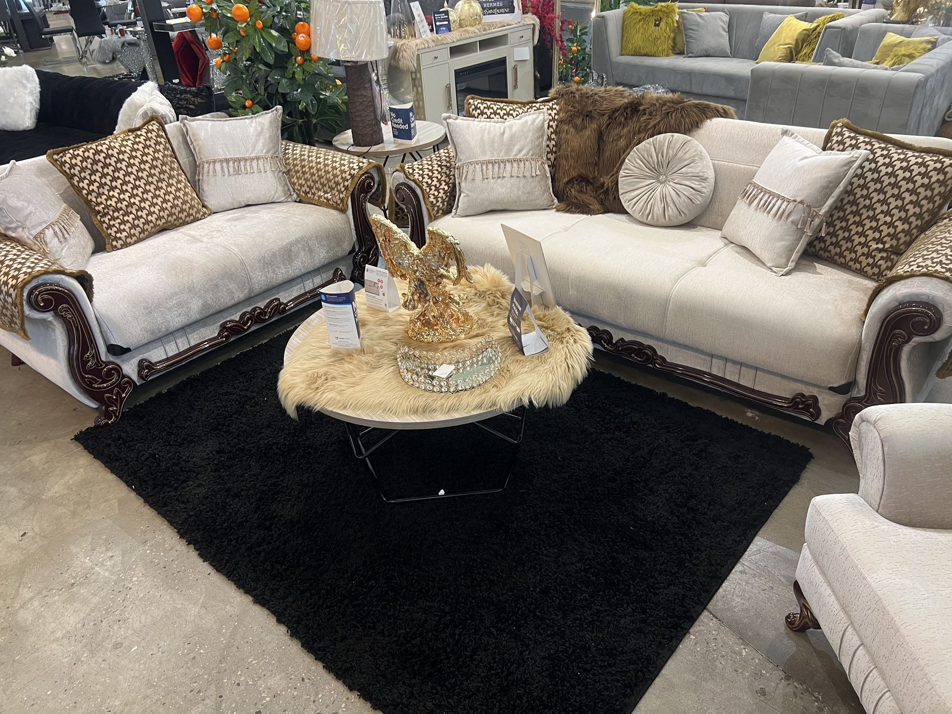 SLEEPER SOFA & LOVESEAT