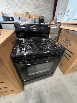 Maytag Black Gas Range Stove