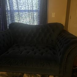 Set Of Blue Couches 