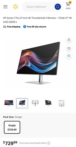 4k 27 inch monitor. Brand new never used