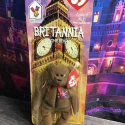 Mcdonalds Ty 1999 Britannia The Bear -