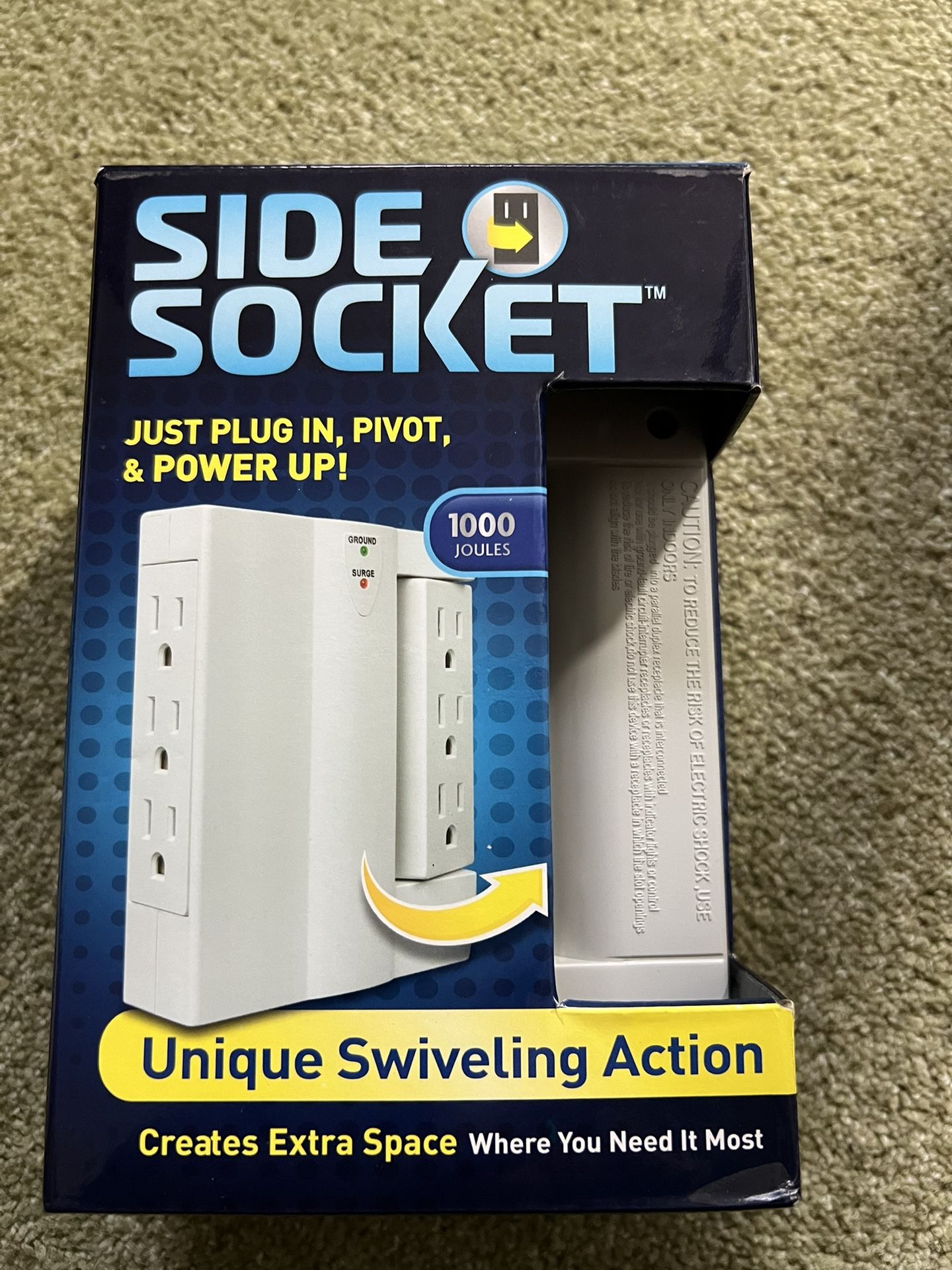Side Socket with Swiveling Action and Surge Protection