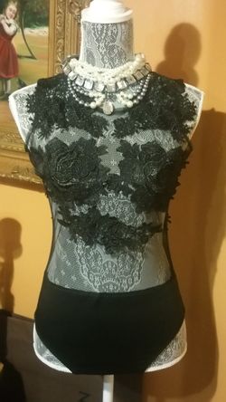 One Piece Sheer Bodysuit