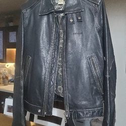 Leather jacket DIESEL