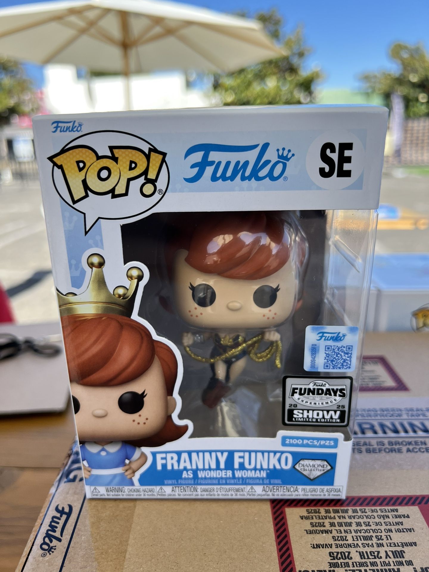 Franny Funko as Wonder Woman LE 2100 Fundays 2025