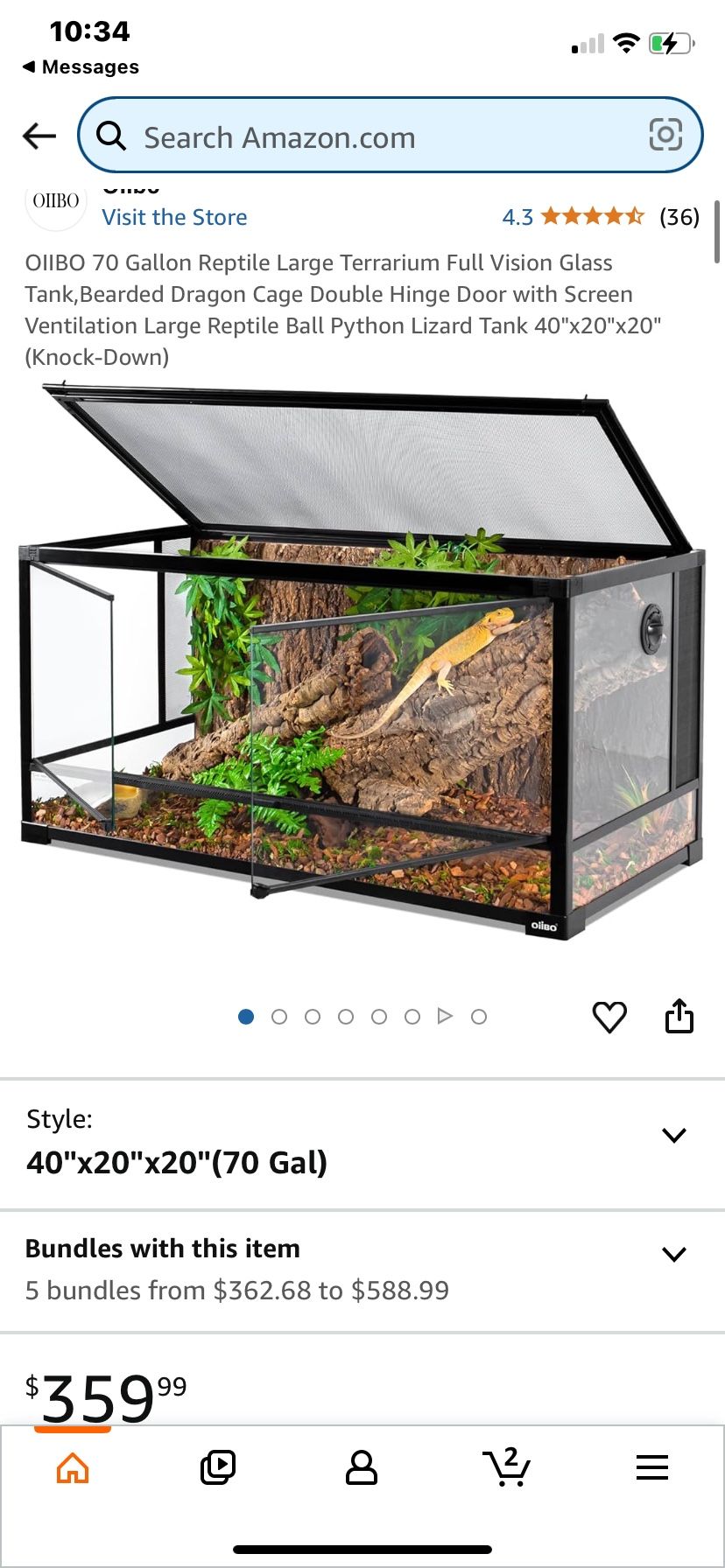 Terrarium Tank